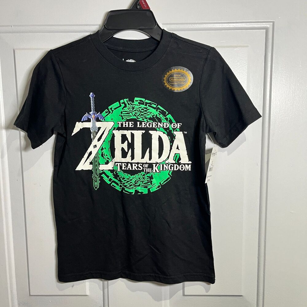 New with Tags Kids' Zelda TotK Logo Graphic T-Shirt - Size S (Kids 6/7)